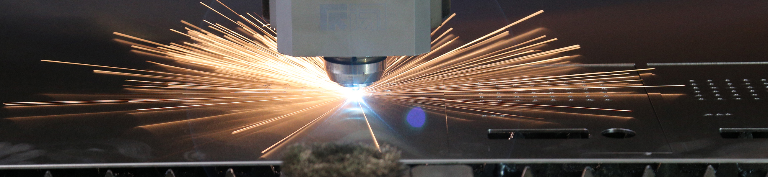 2D-Laseranlage in Betrieb