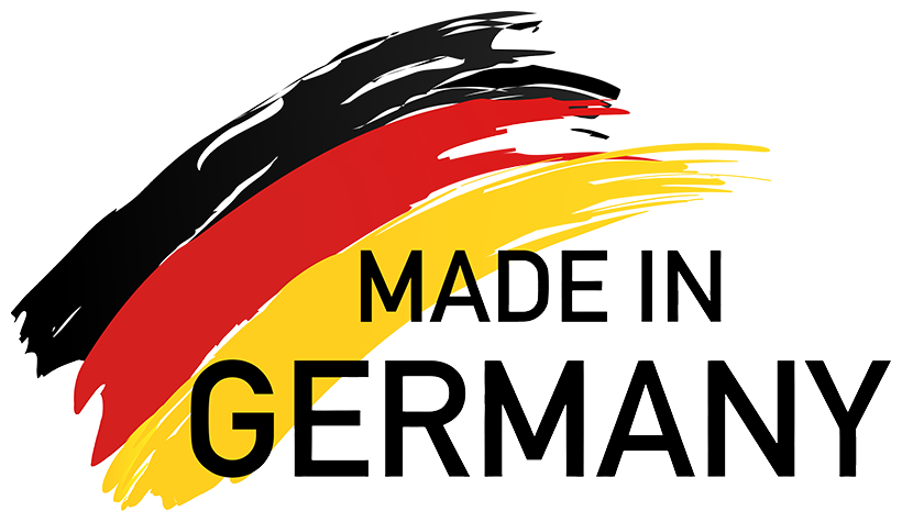 Deutschlandfahne mit Schriftzug 'Made in Germany'