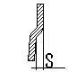 Offset beaded material