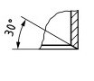 Inner V-edge